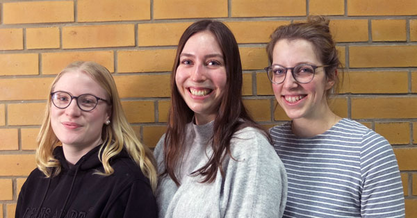 Trainerteam: Pia Weichsel, Pia Goetze, Sarah Schulz